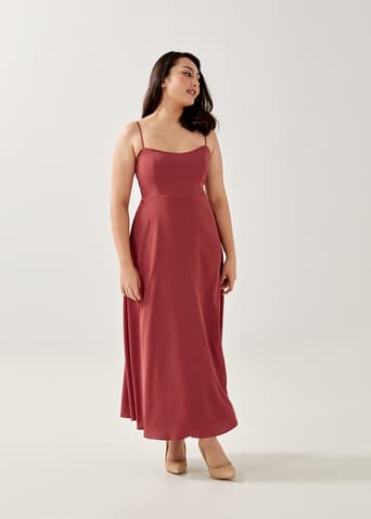 Emilia Padded Tie Back Dress
