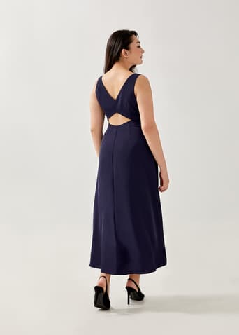 Kendall Plunge Cut Out Maxi Dress