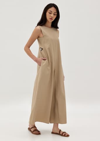 Dariela Wide Leg Cut Out Jumpsuit