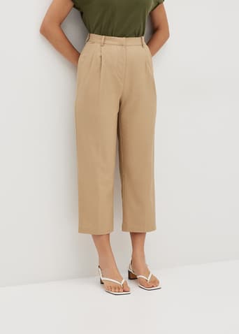 Avanni Linen Straight Leg Pants