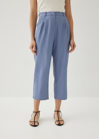 Avanni Linen Straight Leg Pants