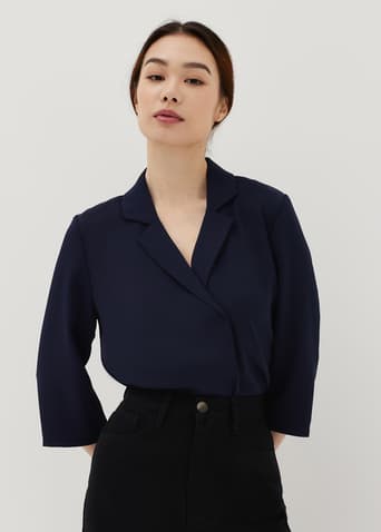 Maryanne Double Breasted Tailored Blouse