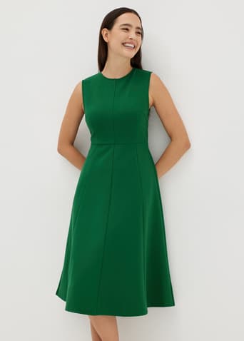Winona Panelled Fit & Flare Dress