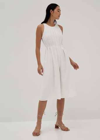 Veda Textured Relaxed Jumpsuit