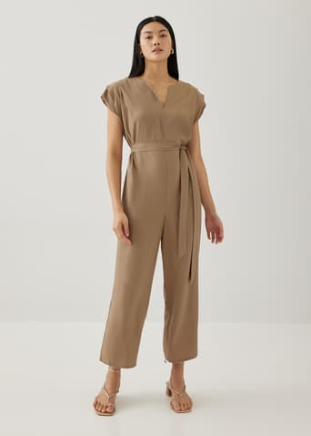 Bambi Relaxed Pleat Jumpsuit