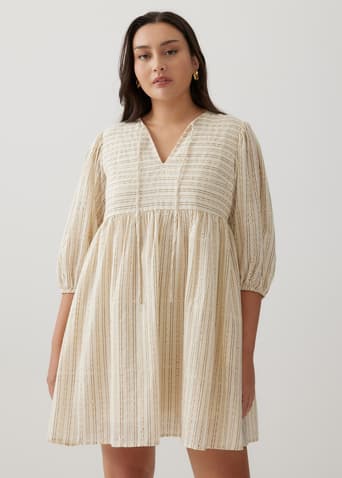 Catriona Striped Panel Dress