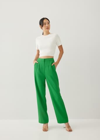 Hedie Tailored Straight Leg Pants