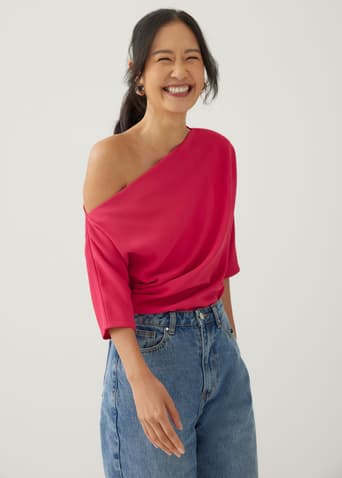 Ashleigh Relaxed Asymmetrical Top