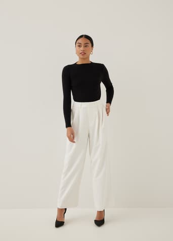 Thalie Tailored Wide Leg Pants