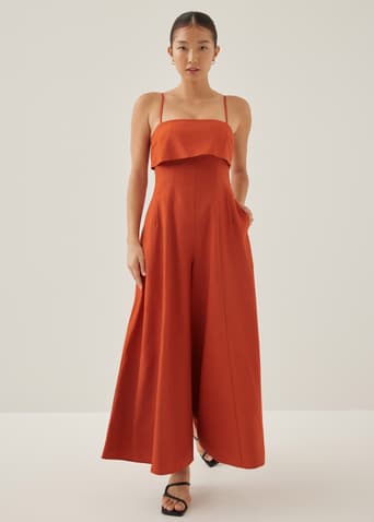 Bethani Rayon Wide Leg Jumpsuit