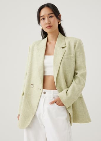 Lolly Tailored Tweed Blazer