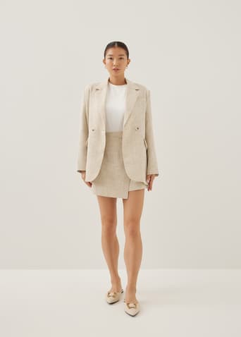 Lolly Tailored Tweed Blazer