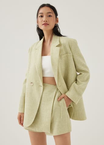 Lolly Tailored Tweed Blazer