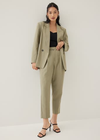 Sela Tailored Peg Leg Pants