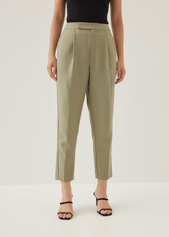 Sela Tailored Peg Leg Pants