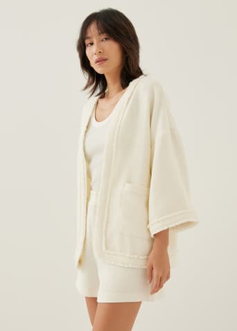 Caspian Tweed Kimono