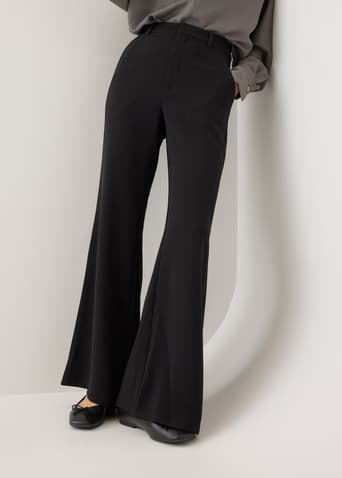 Confortable Fabric Casual or Office Wide-Leg Long Trousers for Ladies -  China Legging and Pant price