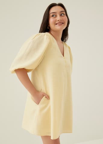 Loreen Tweed A-line Mini Dress