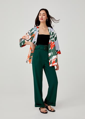 Melina Relaxed Fit Outerwear in Tropicana Dream