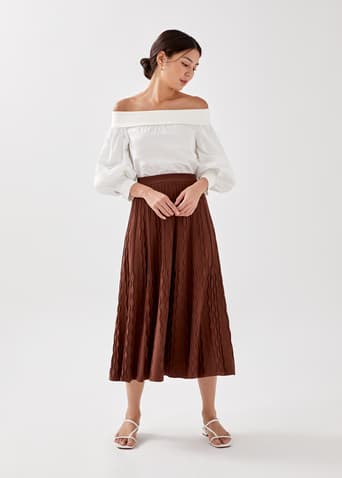 Shayla Off Shoulder Puff Sleeve Blouse
