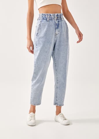 Teyla Elastic Paperbag Jeans