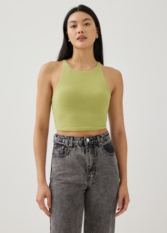 Devynn Padded Crop Tank