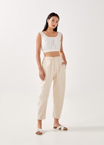 Paladia Elastic Waist Pants