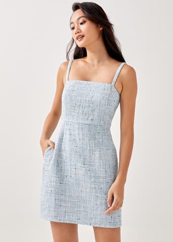 Chryssa Tweed A-line Dress