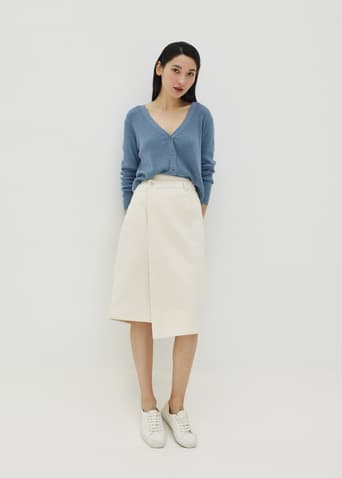 Araceli Asymmetrical Denim Skirt