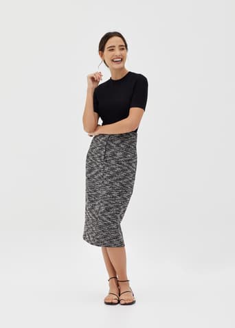 Rani Tweed Pencil Skirt