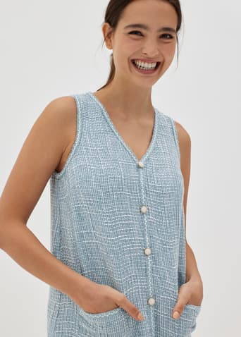 Cayley Tweed Shift Dress