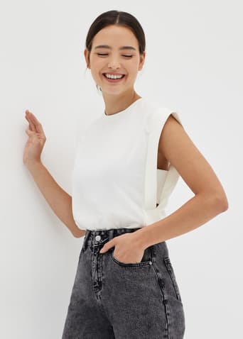 Kandice Cuffed Sleeve Top