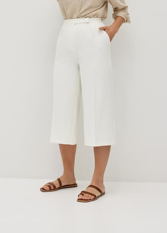 Maelee Tailored Twill Weave Pants