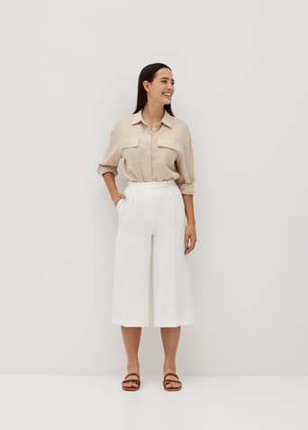 Maelee Tailored Twill Weave Pants