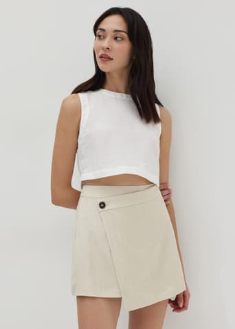 Kassidy Asymmetric Mini Skirt