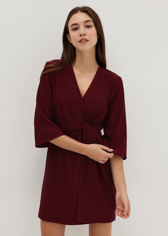 Liliana Twist Front Wrap Dress