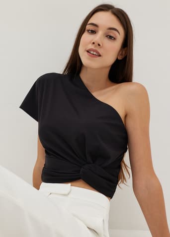 Josephine Knot Front Toga Top