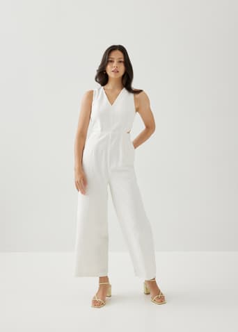 Shop White Jumpsuits for Women Online Love Bonito SG