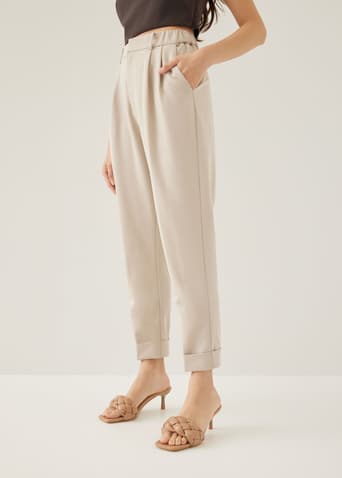 Phylis Tailored Peg Leg Pants