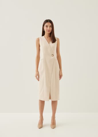 Luci Tailored Column Midi Dress