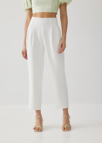 Aurea High Waist Peg Leg Pants
