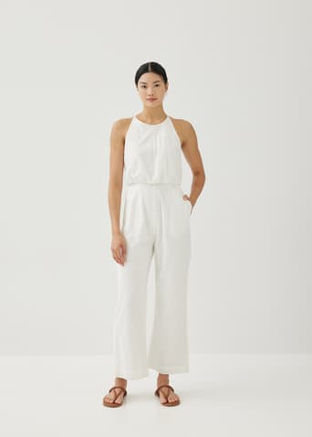 All white on sale classy jumpsuit