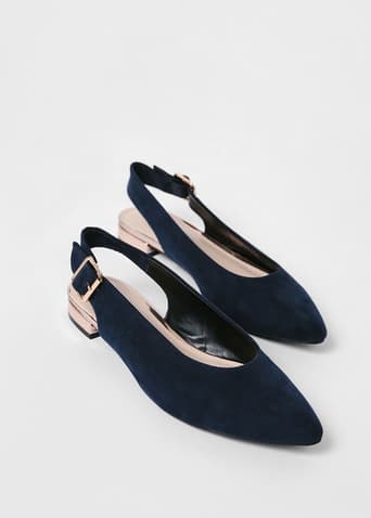 Faustine Pointed Slingback Flats