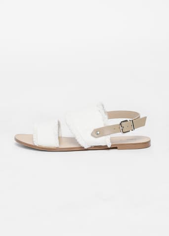 Sevanya Two-Strap Slingback Sandals