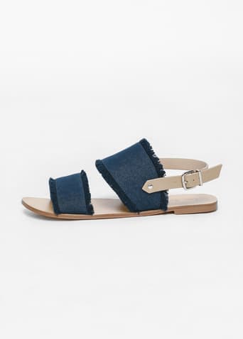Sevanya Two-Strap Slingback Sandals