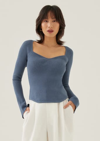 Holly Sweetheart Knit Top