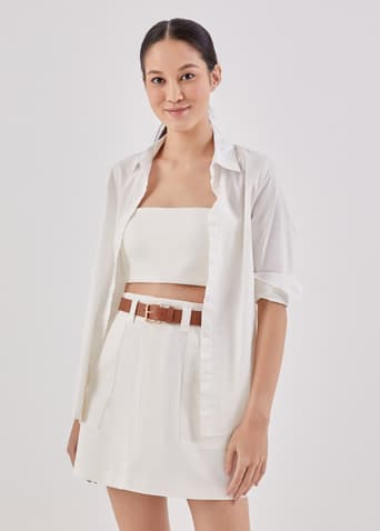 Maila Belted Mini Skirt
