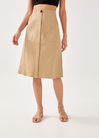 Sofina Patch Pocket Midi Skirt