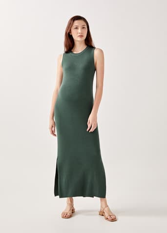 Jiolette Maternity Knit Midaxi Dress