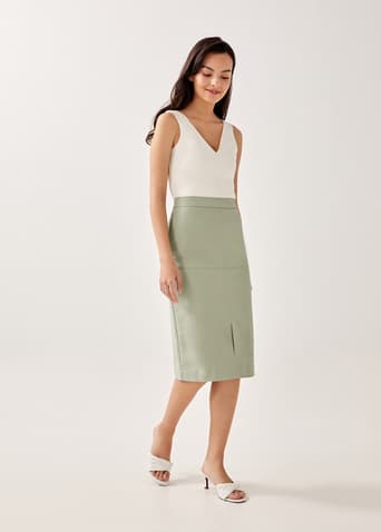 Wylie Panelled Pencil Skirt
